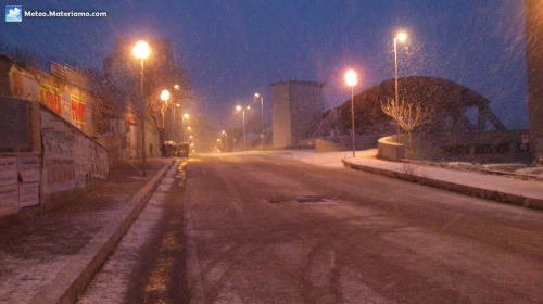 Neve a Matera: 8-10 Febbraio 2013. FOTO
